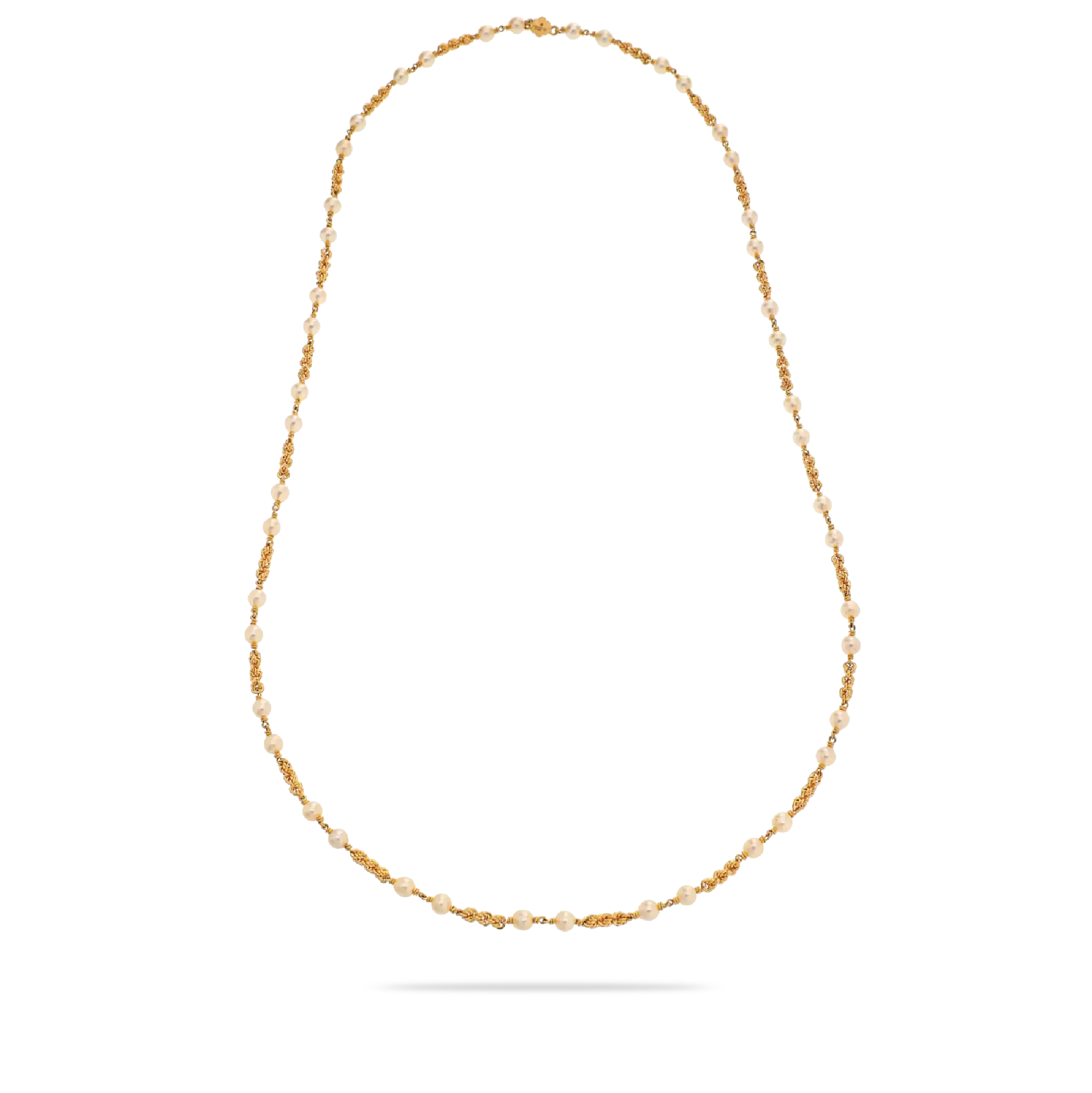 The Pearl Gold Mushti Chain